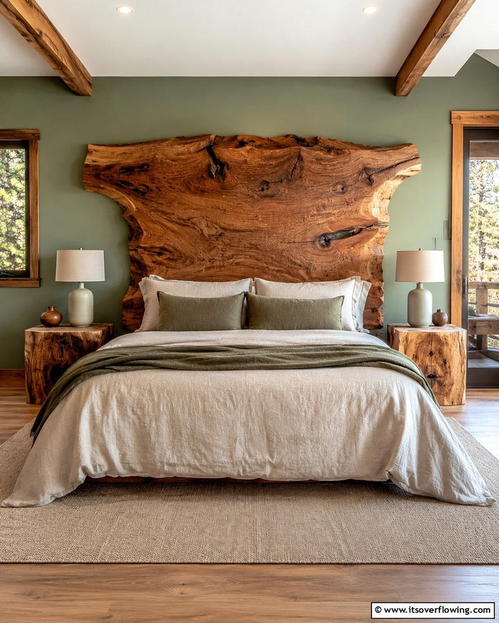 Rustic Wooden Accents - 30 Jungle-Themed Bedroom Ideas- Wild & Whimsical Decor