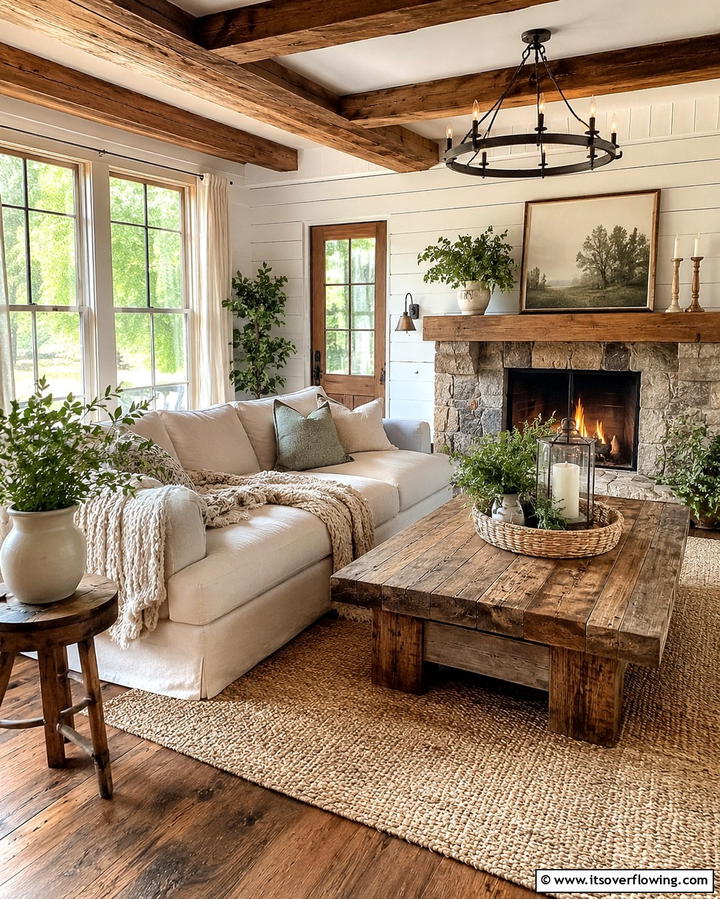 Rustic Wooden Accents - 20 Snug Room Ideas for a Cozy and Inviting Space