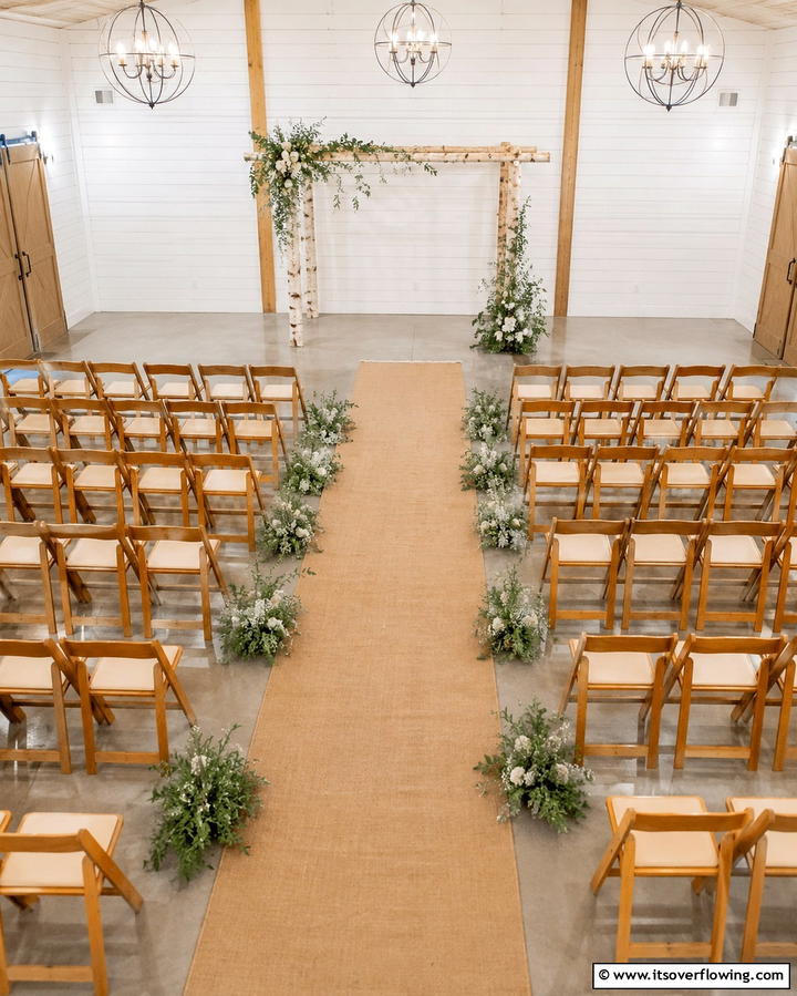 Rustic Wooden Arch - 30 Stunning Wedding Altar Design Inspirations