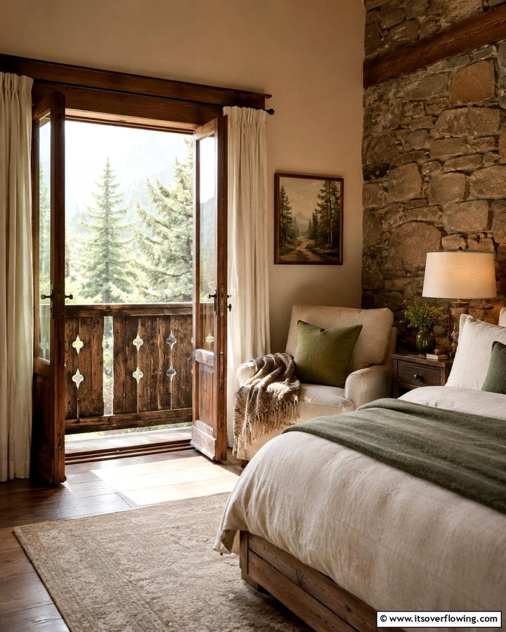 Rustic Wooden Juliet Balcony - 25 Romantic Juliet Balcony Ideas for Dreamy Outdoor Views