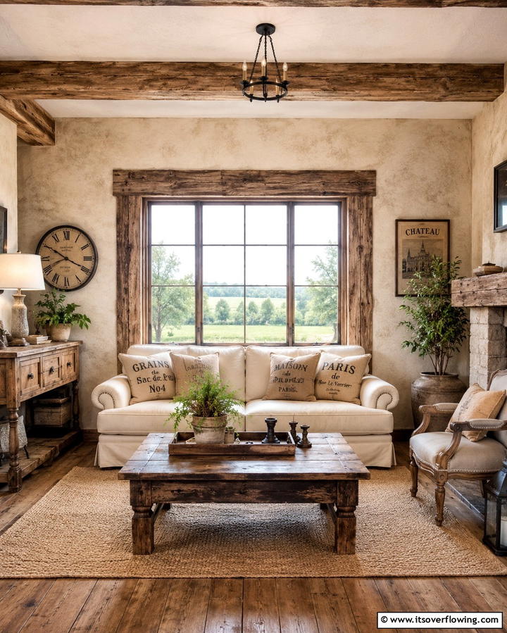 Rustic Wooden Window Trim - 25 Farmhouse Interior Window Trim Ideas for Charm