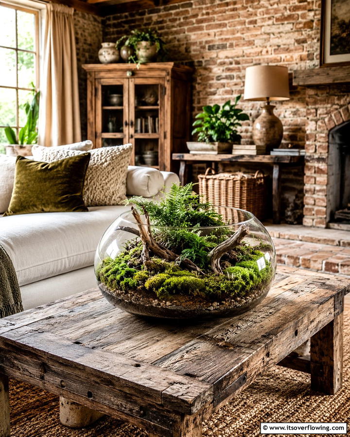 Rustic Woodland Terrarium - 30 Creative Terrarium Ideas for Indoor Gardening Enthusiasts