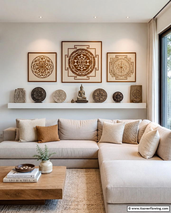 Sacred Symbol Arrangements - 30 Feng Shui Living Room Layouts for Harmony & Flow