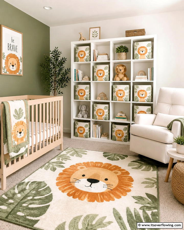 Safari Themed Storage Baskets - 30 Safari Nursery Decor Ideas for Adventurous Baby Rooms