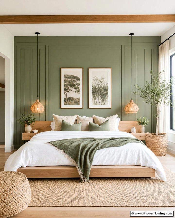 Sage Green Accent Walls - 25 Sage Green Decor Ideas for a Calming and Stylish Home
