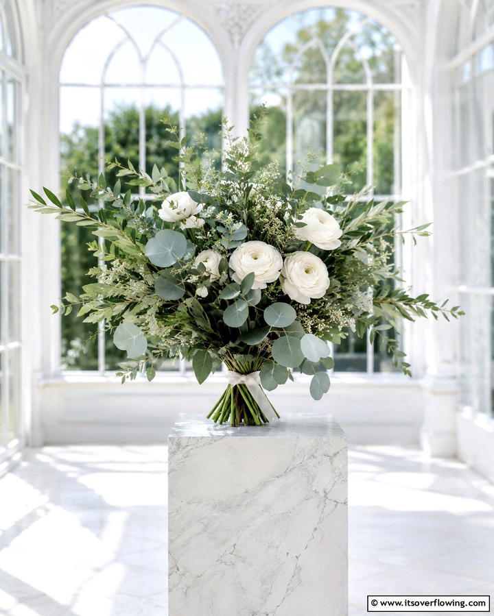 Sage Green Bridal Bouquet - 25 Sage Green Wedding Ideas for a Timeless Celebration