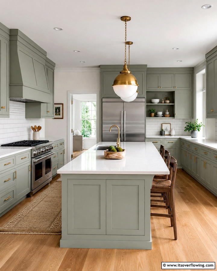 Sage Green Cabinets for a Timeless Look - 25 Sage Green Kitchen Ideas for a Fresh and Inviting Space