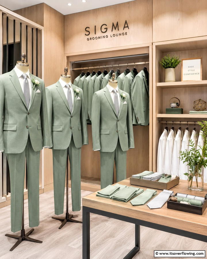 Sage Green Groomsmen Attire - 25 Sage Green Wedding Ideas for a Timeless Celebration