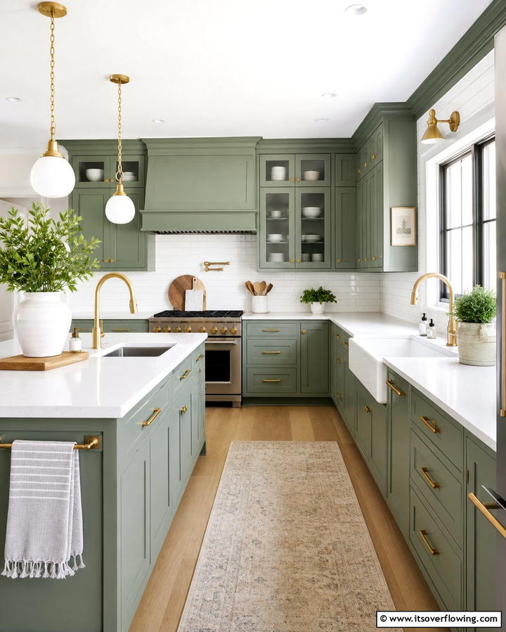 Sage Green Kitchen CabinetsExact - 25 Sage Green Decor Ideas for a Calming and Stylish Home