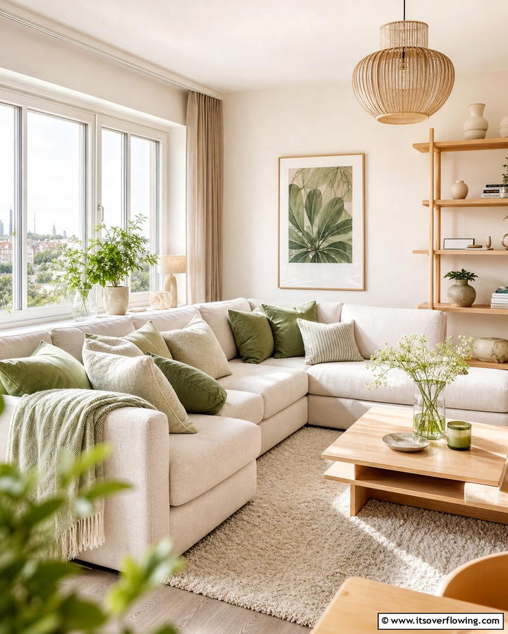 Sage Green Throw PillowsExact - 25 Sage Green Decor Ideas for a Calming and Stylish Home