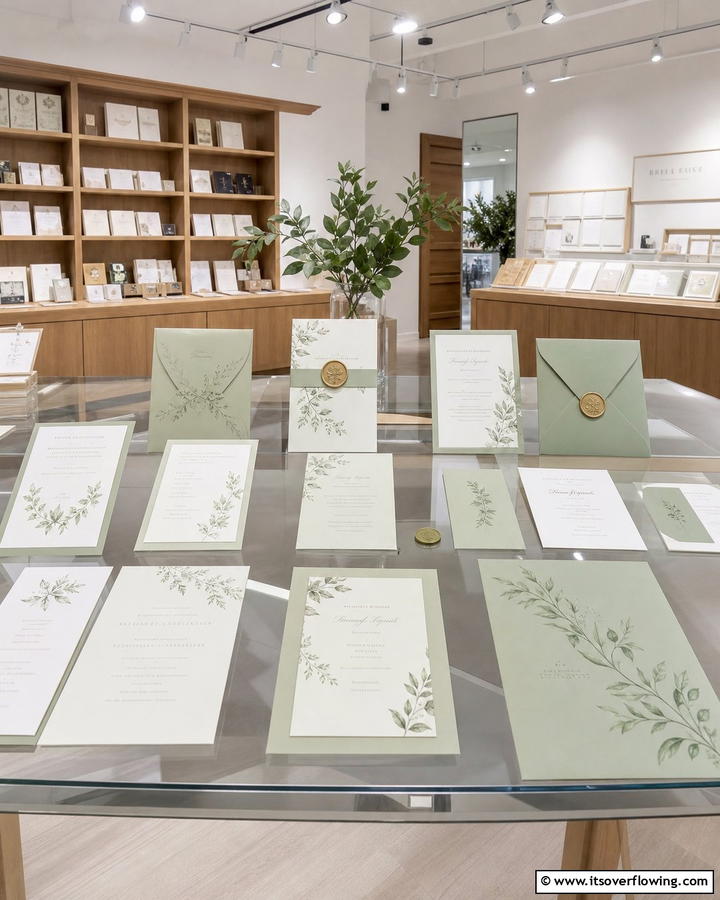 Sage Green Wedding InvitationsOne - 25 Sage Green Wedding Ideas for a Timeless Celebration