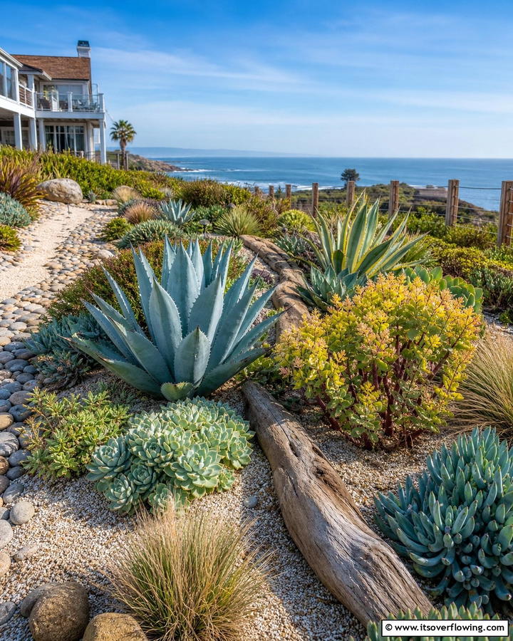 Salt Tolerant Succulents - 20 Coastal Garden Ideas to Bring the Beach Home