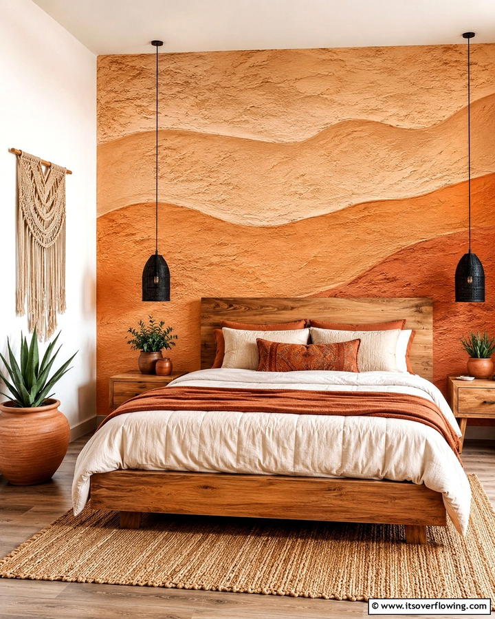Sand Inspired Textured Paint - 25 Desert Themed Room Ideas for a Warm and Inviting Space