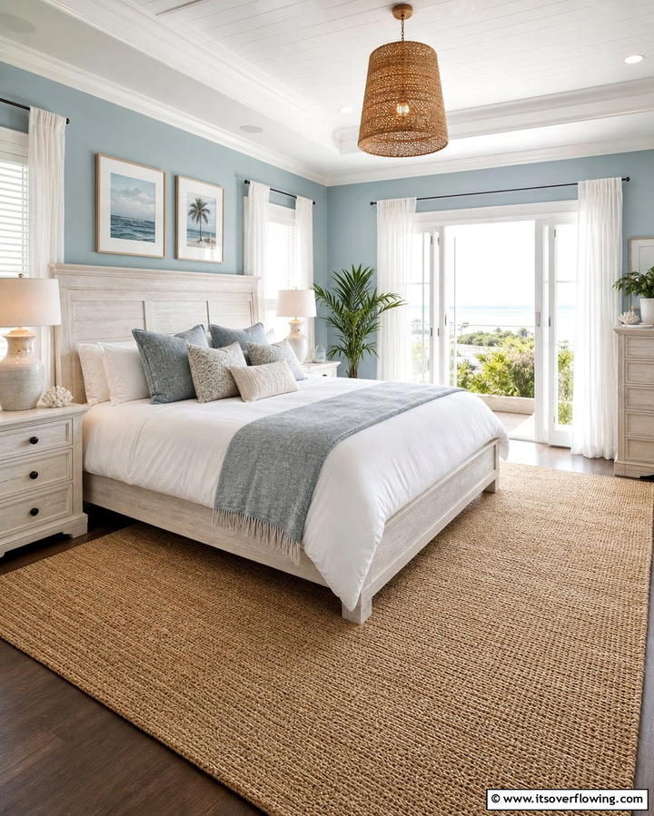 Sand Toned Rugs - 25 Ocean-themed Bedroom Ideas for a Serene and Relaxing Space