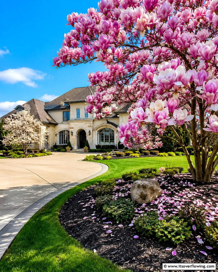 Saucer Magnolia - 25 Small Trees for Front Yard Landscaping Ideas