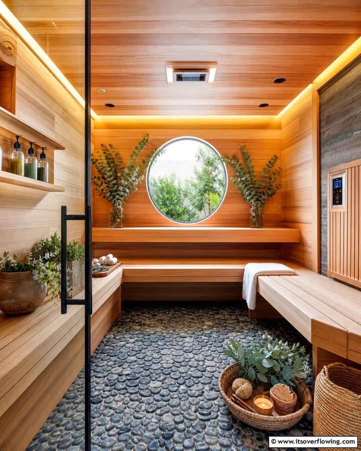 Sauna with Aromatherapy Features - 20 Sauna Room Design Ideas for a Luxurious Home Spa