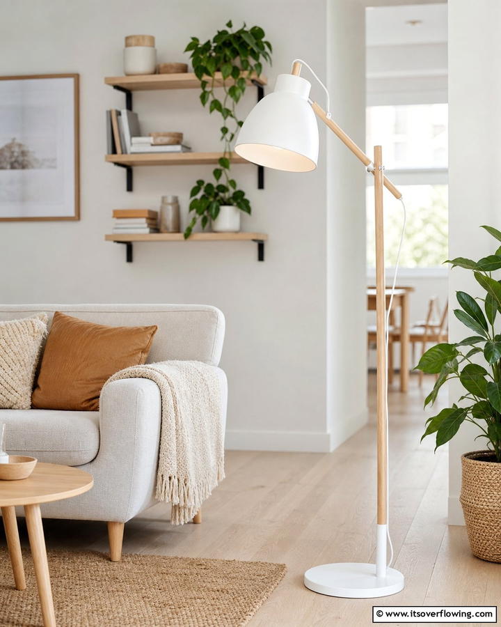 Scandinavian Design Floor Lamp - 30 Living Room Floor Lamp Ideas- Stylish Lighting Solutions