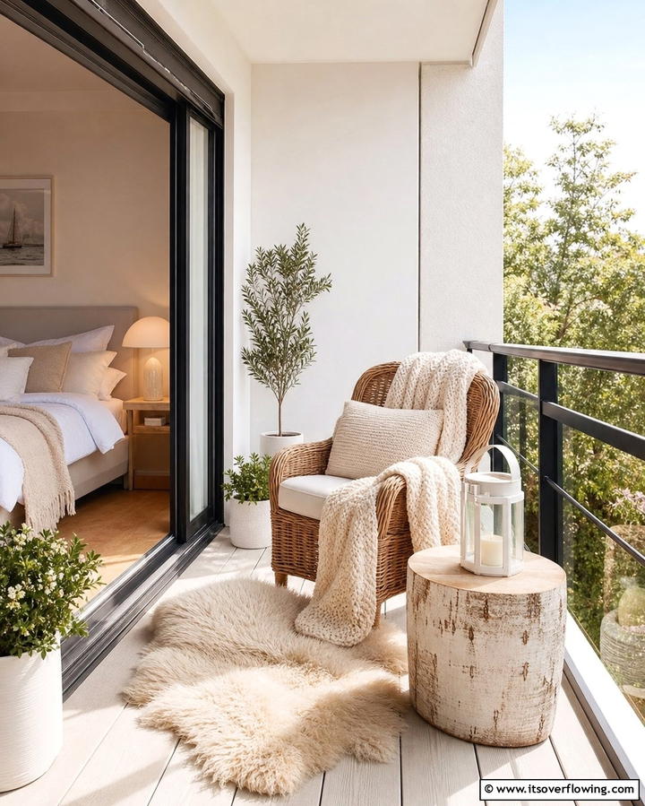 Scandinavian Hygge Vibes - 25 Inspiring Bedroom Balcony Ideas for Your Home