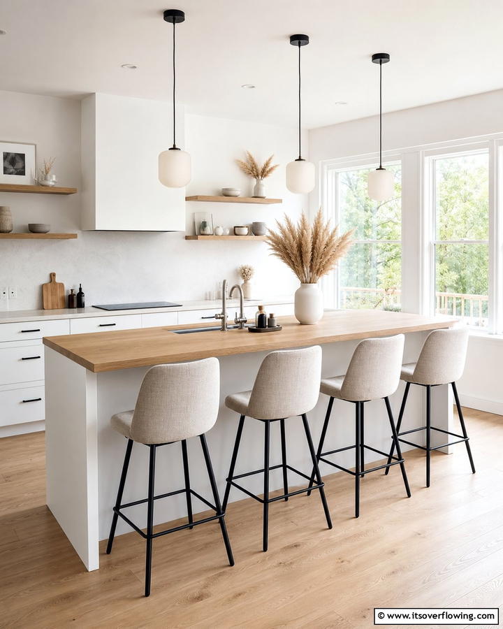 Scandinavian Inspired Bar - 30 Kitchen Bar Ideas for Casual Dining and Socializing