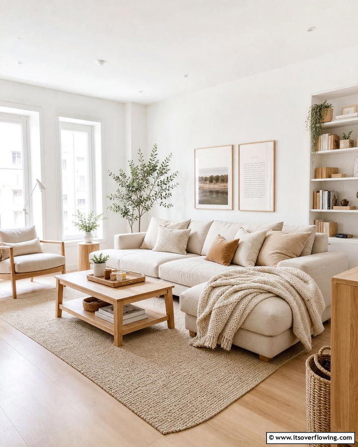 Scandinavian Inspired Simplicity - 21 Minimalist Living Room Ideas to Simplify Your Space