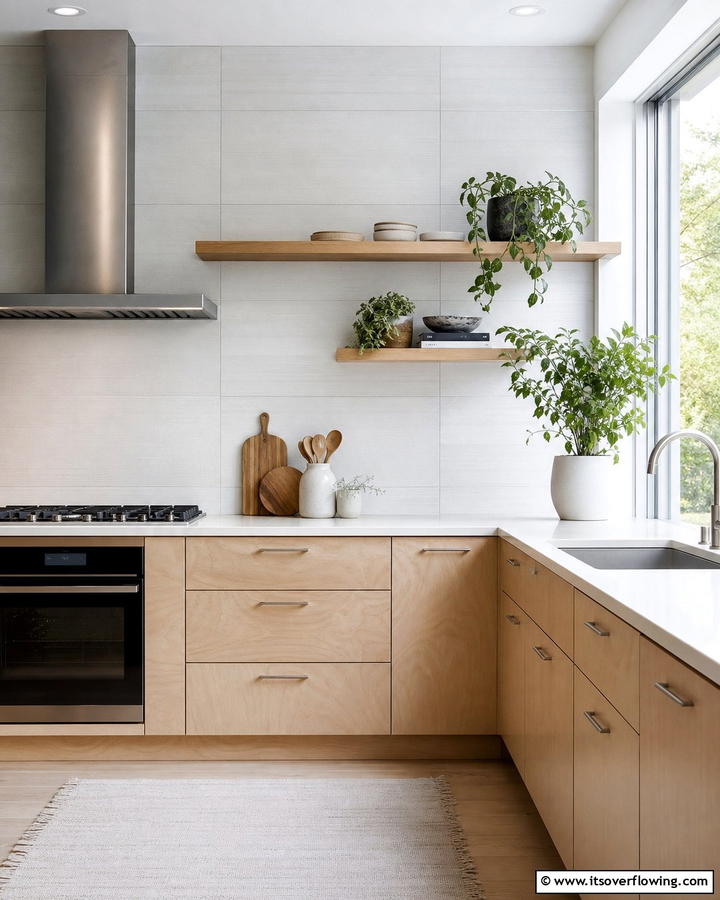 Scandinavian Minimalism - 30 Kitchen Splashback Ideas for Chic and Practical Walls
