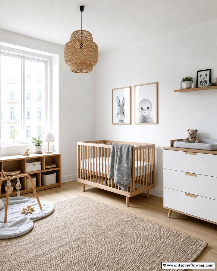 Scandinavian Minimalist Nursery - 25 Whimsical Nursery Ideas for a Magical Space