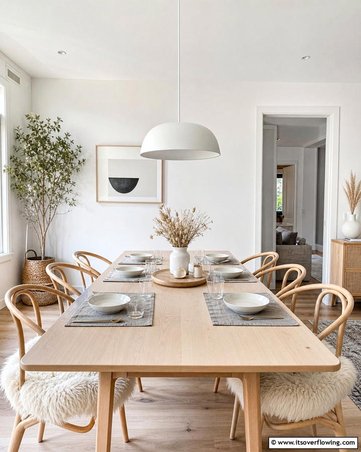 Scandinavian Simplicity - 21 Dining Room Table Decor Ideas for Every Occasion