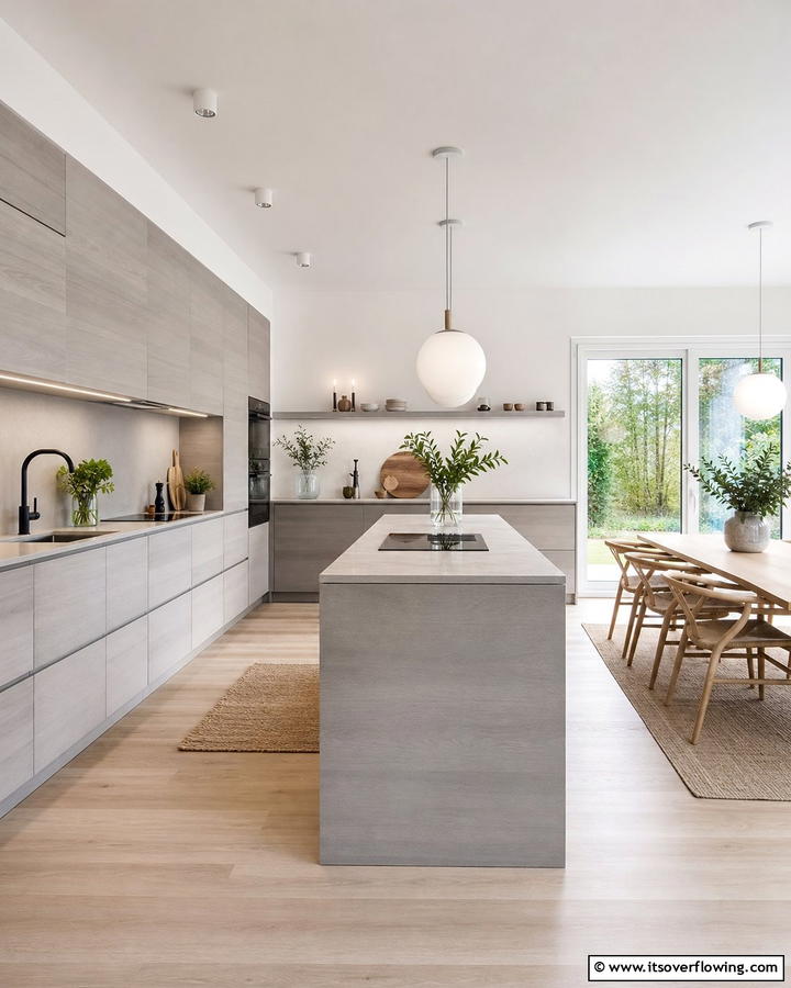 Scandinavian Simplicity - 21 Gray Kitchens- Timeless Designs for Modern Homes