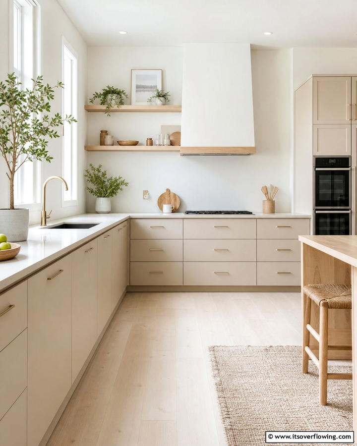Scandinavian Simplicity - 20 Kitchens With Beige Kitchen Cabinets for a Neutral and Elegant Look
