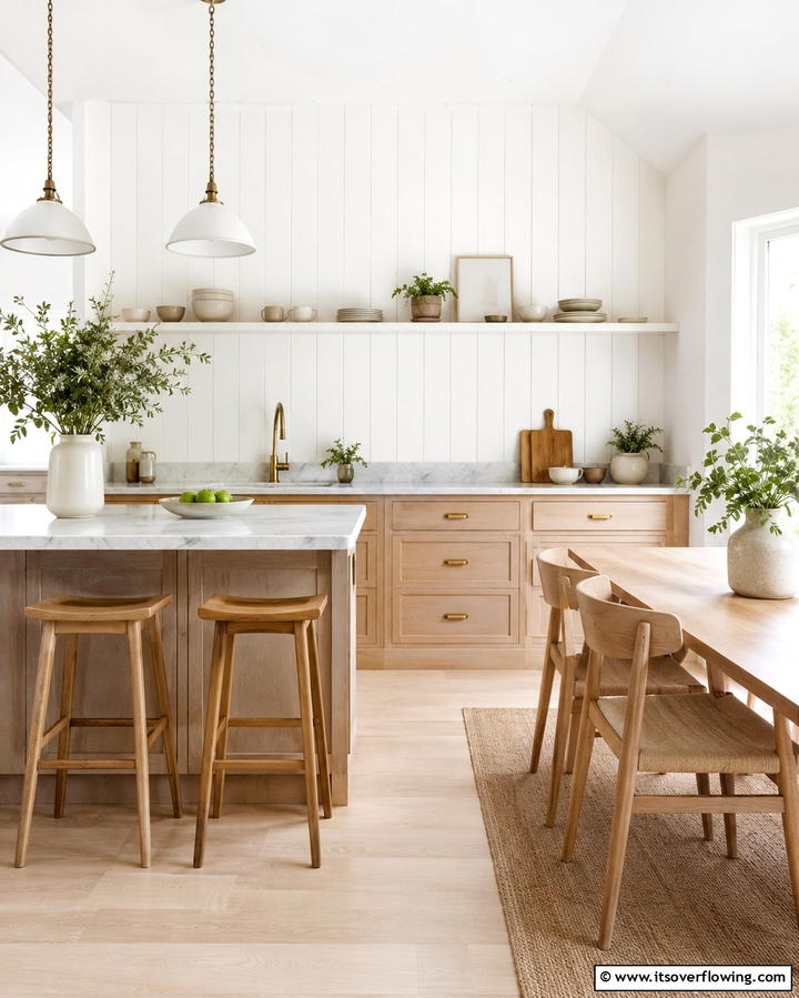 Scandinavian Simplicity - 25 Kitchen Wainscoting Ideas for a Chic Upgrade