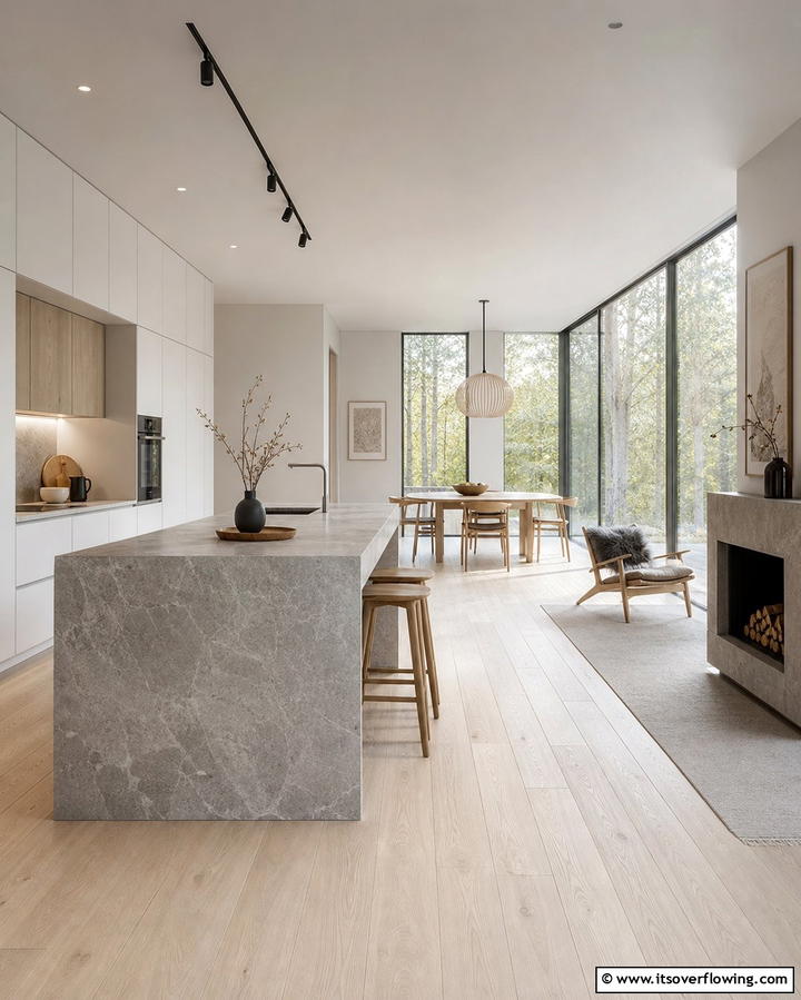 Scandinavian Simplicity - 25 Light Wood Floor Kitchen Ideas for a Bright Space