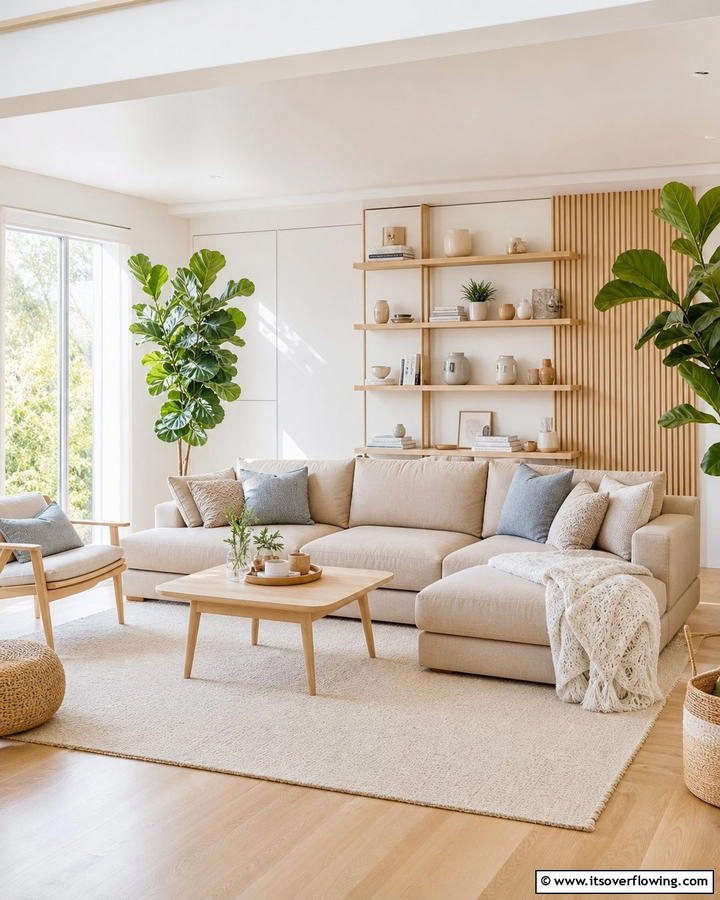 Scandinavian Simplicity - 30 Beige Couch Living Room Ideas for Neutral Elegance