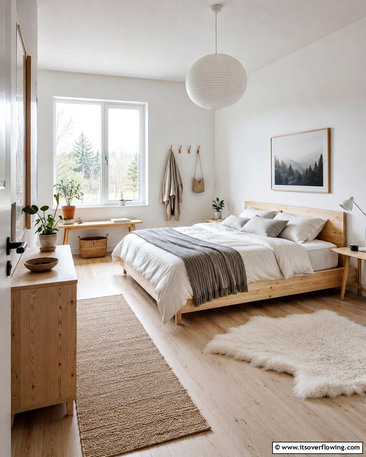 Scandinavian Simplicity - 30 Minimalist Clean Girl Room Ideas for a Clutter-Free Space