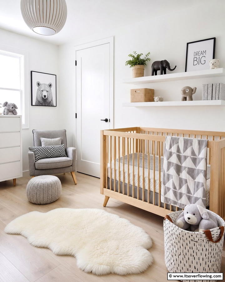 Scandinavian Simplicity - 21 Baby Room Ideas for Safe and Stimulating Nurseries