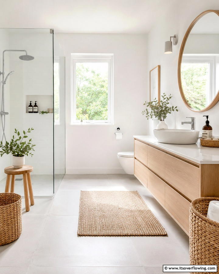 Scandinavian Simplicity Bathroom - 30 Stylish Bathroom Decor Ideas for a Spa-Like Retreat