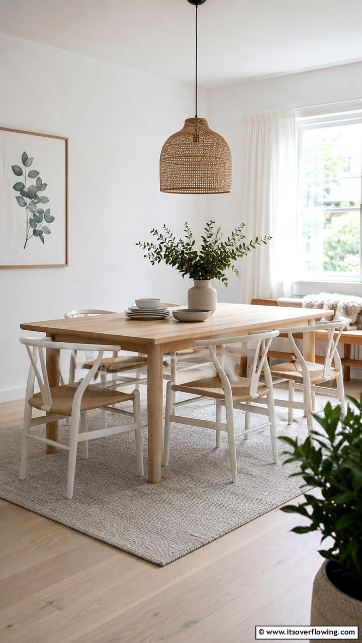 Scandinavian Simplicity Dining - 30 Dining Room Ideas for Memorable Gatherings