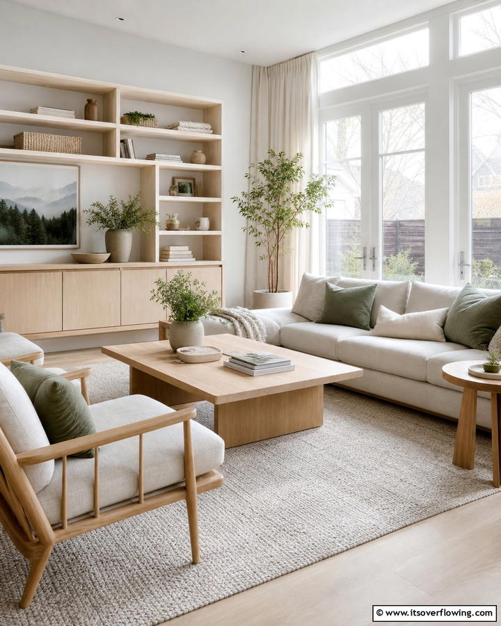 Scandinavian Simplicity Family Room - 21 Family Room Ideas for Comfortable and Functional Spaces