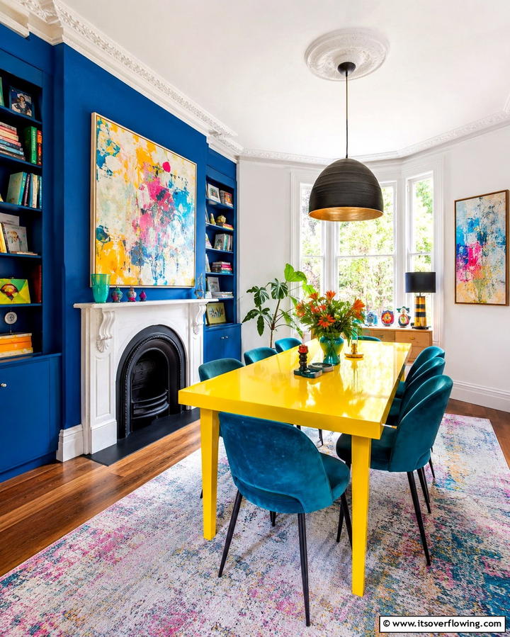 Scandinavian Simplicity Glow - 30 Cozy Dining Room Fireplace Design Ideas & Tips