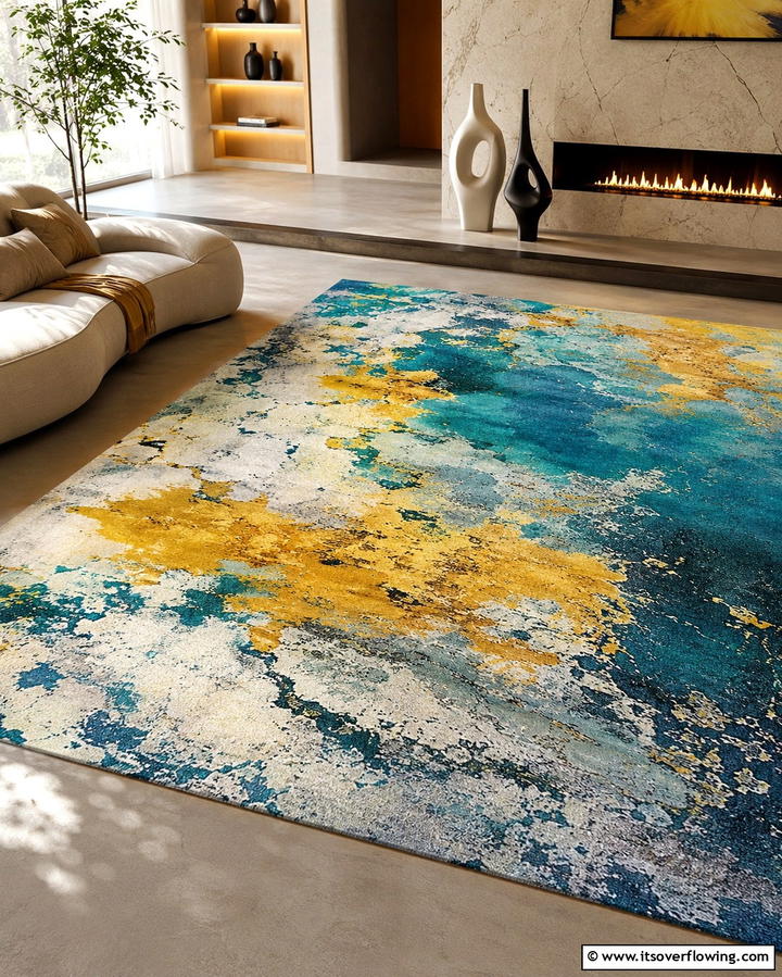 Scandinavian Style Rug - 30 Kitchen Rug Ideas- Stylish and Durable Floor Solutions