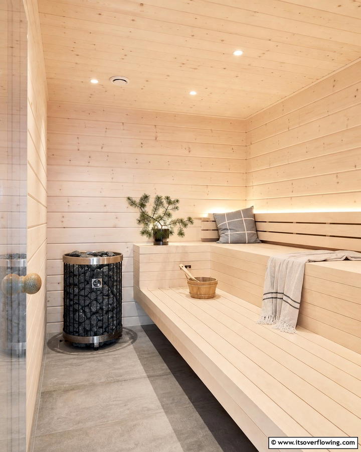 Scandinavian Style Sauna - 20 Sauna Room Design Ideas for a Luxurious Home Spa