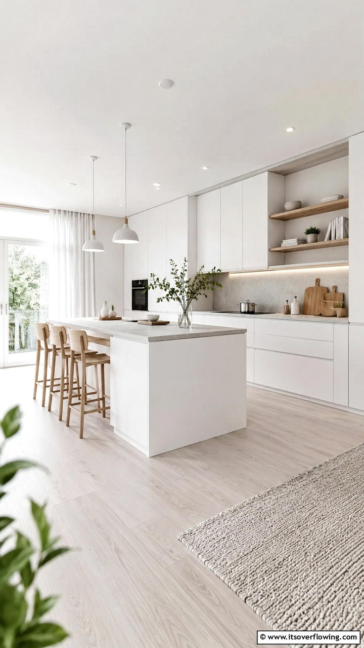 Scandinavian White Simplicity - 21 Timeless White Kitchen Ideas for a Clean, Bright Look