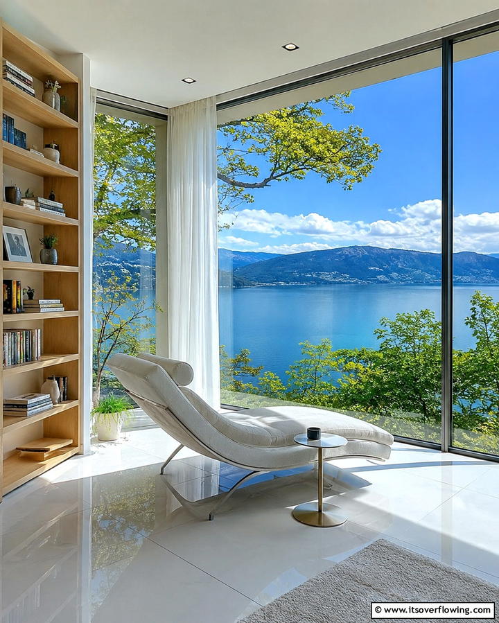 Scenic Overlook - 30 Reading Room Ideas for a Quiet and Cozy Escape