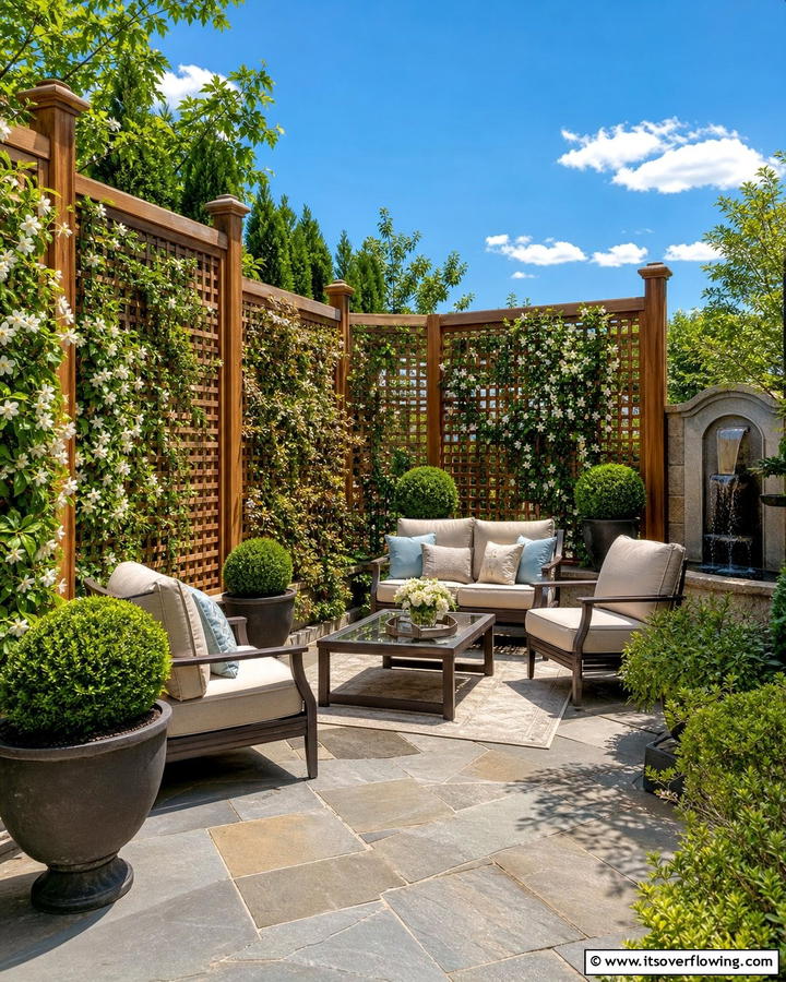 Scenic Privacy Screens - 20 Patio Extension Ideas to Enhance Your Outdoor Living Space