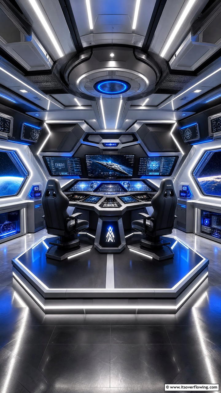 Sci Fi Inspired Game Room - 25 Luxury Game Room Ideas for the Ultimate Entertainment Space