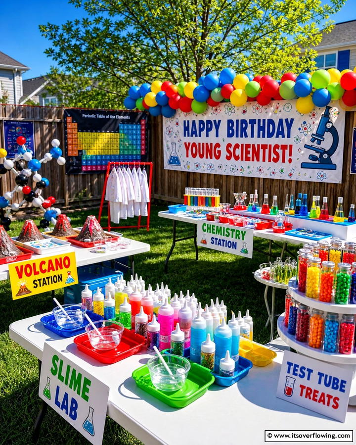 Science Experiment Party - 25 Backyard Birthday Party Ideas for Unforgettable Celebrations