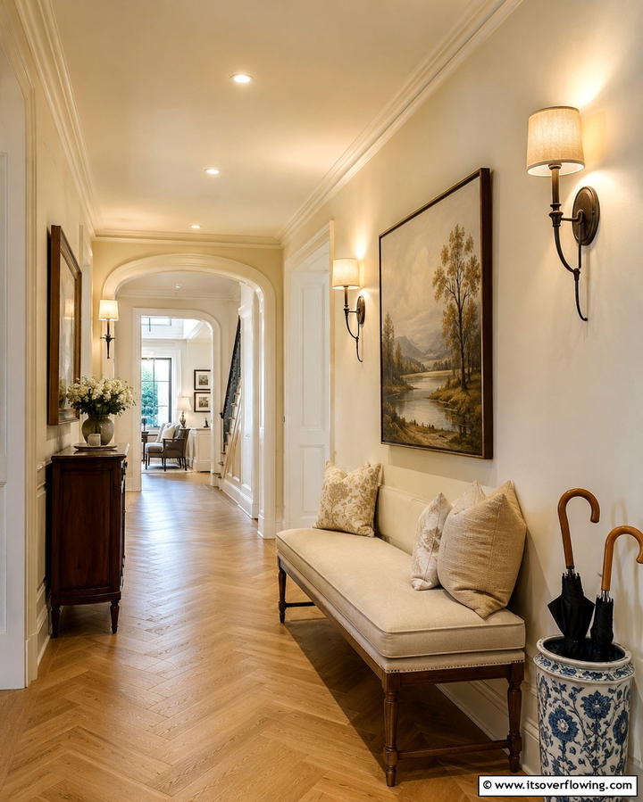 Sconces for Side Illumination - 25 Hallway Lighting Ideas to Brighten Your Space