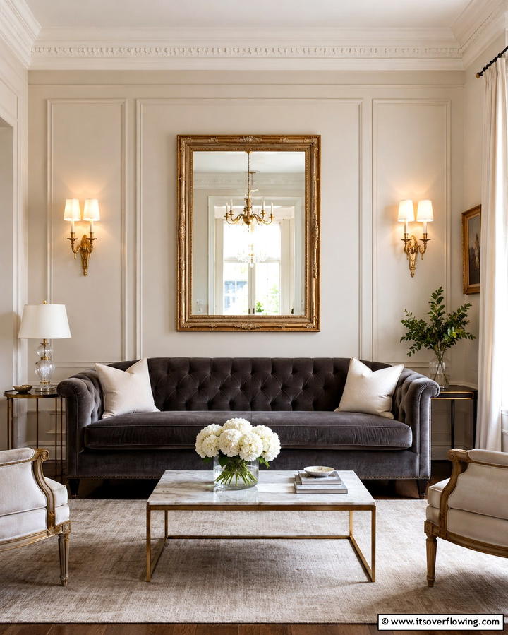 Sconces for a Classic Touch - 25 Living Room Wall Lighting Ideas for a Bright and Inviting Space