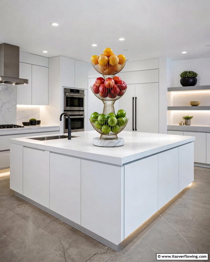 Sculptural Fruit Stands - 20 Kitchen Island Centerpiece Ideas for a Stunning Look