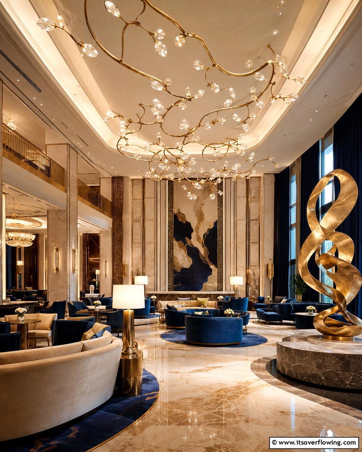 Sculptural Light Fixtures - 30 Art Nouveau Interior Design Ideas for Timeless Elegance