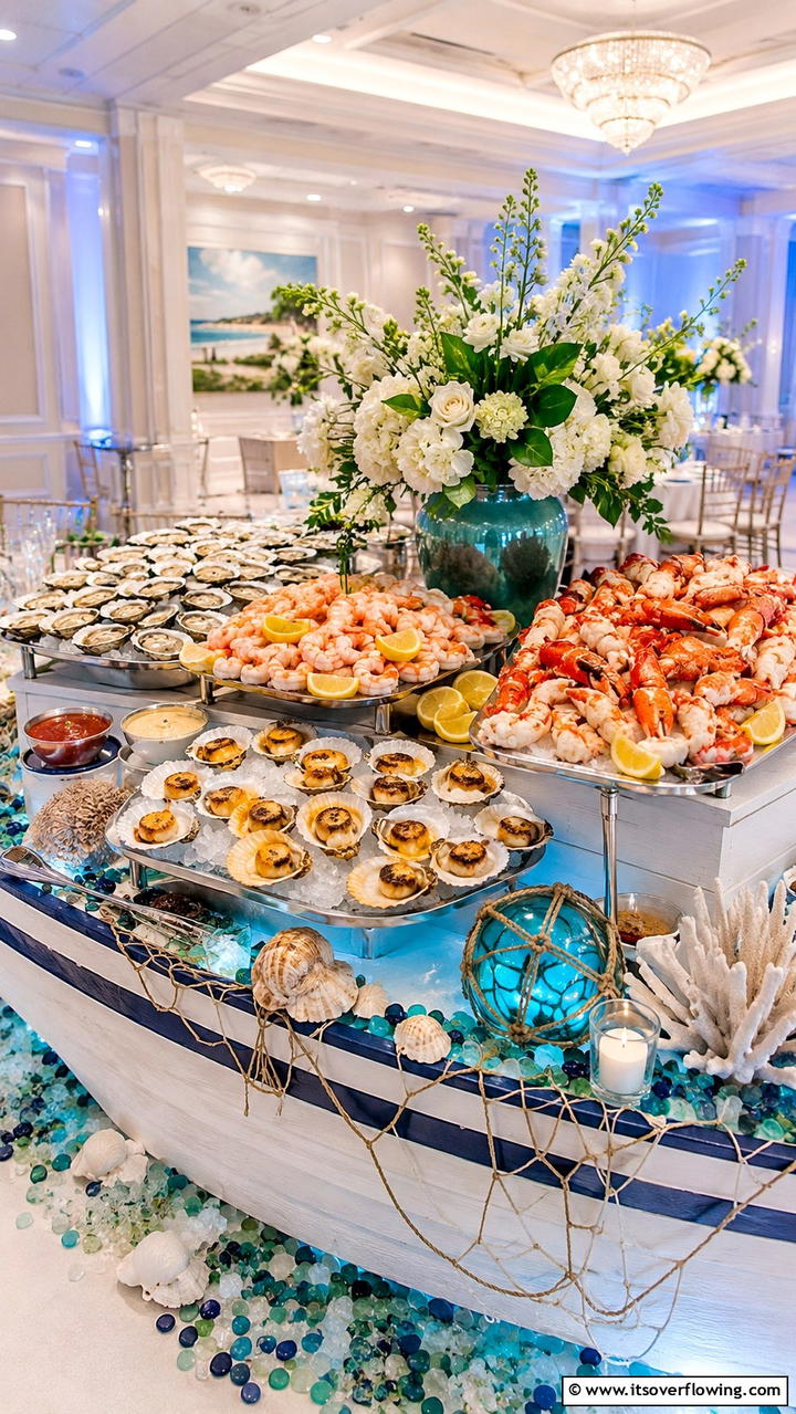 Seafood Extravaganza - 21 Creative Wedding Food Ideas for a Unique Reception Menu